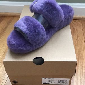 Ugg Fuzz Yeah slippers NWT